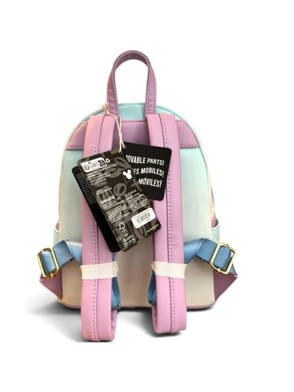 Loungefly Disney Lilo & Stitch Angel & Stitch Hot Air Balloon Mini Backpack NWT - Picture 4 of 5